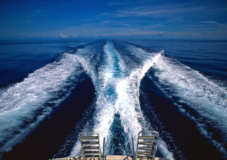 Leaving Blue Hole, Belize