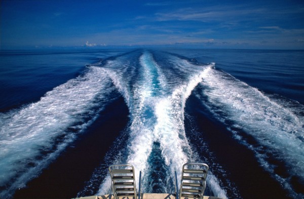 Leaving Blue Hole, Belize