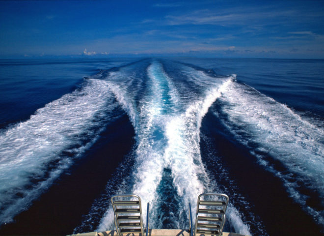 Leaving Blue Hole, Belize