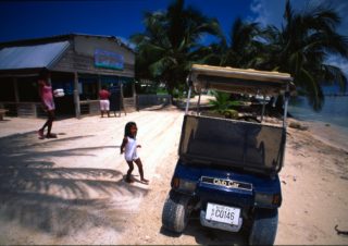 NO cars – Caye Caulker, Belize